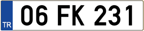 Truck License Plate